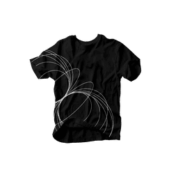 Circle Black T-shirt - t-shirt-circles-black